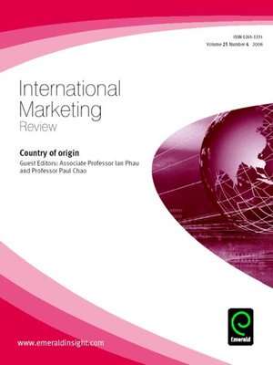 cover image of International Marketing Review, Volume 25, Issue 4